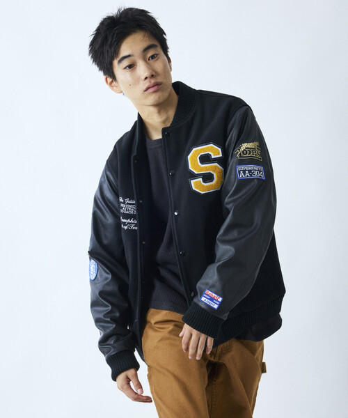 セール】限定展開 マルチ 刺繍ワッペン スタジャン（ブルゾン