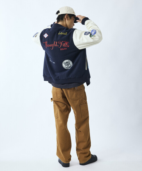 セール】限定展開 マルチ 刺繍ワッペン スタジャン（ブルゾン