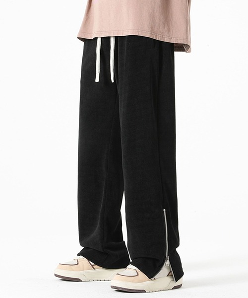 aimoha（アイモハ）の「裾ファスナー付き コーデュロイライクパンツ/Corduroy-style pants with zippered cuffs（その他パンツ・メンズ・ブラック/ブラウン・X-LARGE/MEDIUM/LARGE）」の16枚目の写真