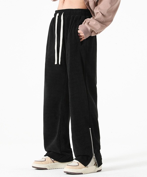 aimoha（アイモハ）の「裾ファスナー付き コーデュロイライクパンツ/Corduroy-style pants with zippered cuffs（その他パンツ・メンズ・ブラック/ブラウン・X-LARGE/MEDIUM/LARGE）」の17枚目の写真