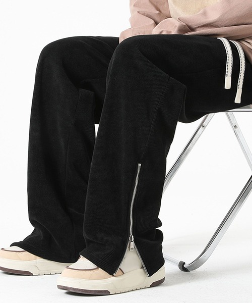 aimoha（アイモハ）の「裾ファスナー付き コーデュロイライクパンツ/Corduroy-style pants with zippered cuffs（その他パンツ・メンズ・ブラック/ブラウン・X-LARGE/MEDIUM/LARGE）」の20枚目の写真