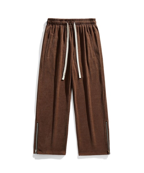 aimoha（アイモハ）の「裾ファスナー付き コーデュロイライクパンツ/Corduroy-style pants with zippered cuffs（その他パンツ・メンズ・ブラック/ブラウン・X-LARGE/MEDIUM/LARGE）」の21枚目の写真
