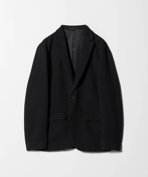 A DAY IN THE LIFE UNITED ARROWS(アデイインザライフユナイテッドアローズ)の「ウールライク サージ 2ボタンジャケット<A DAY IN THE LIFE>(テーラードジャケット・メンズ・ブラック/ネイビー/ベージュ・M/L/S)」の1枚目の写真