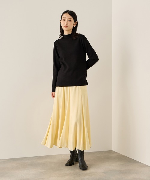 ketty（ケティ）の「フローイングウールサーキュラースカート（スカート・レディース・ブラウン/ブラック/イエロー・M）」の10枚目の写真