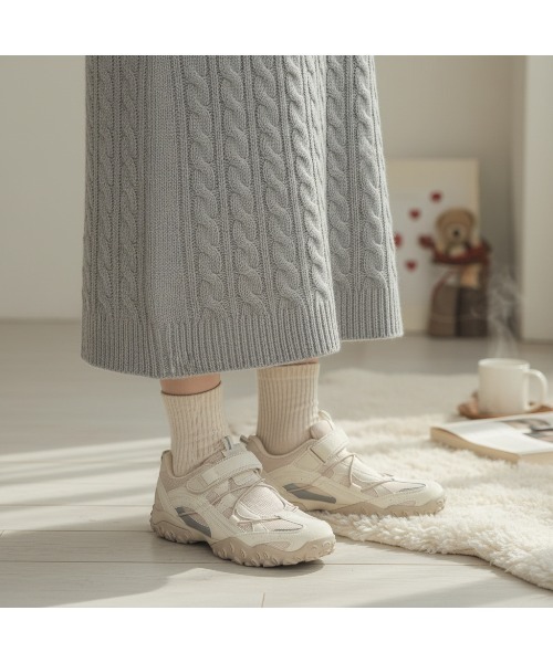 FILA(フィラ)の「FILA ECHAPPE VC v2 LX(スニーカー・レディース・ベージュ・23.5cm/24.0cm/24.5cm/25.0cm/25.5cm/26.0cm/23.0cm)」の9枚目の写真