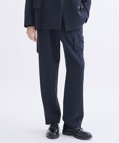 CULLNI（クルニ）の「【CULLNI】別注 Straight patns（スラックス・メンズ・ブラック/ベージュ/ネイビー/ホワイト/モカ・1/2）」の5枚目の写真