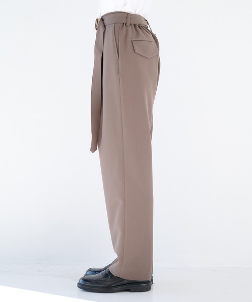 CULLNI（クルニ）の「【CULLNI】別注 Straight patns（スラックス・メンズ・ブラック/ベージュ/ネイビー/ホワイト/モカ・1/2）」の9枚目の写真