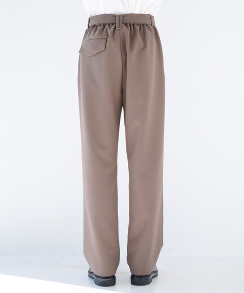 CULLNI（クルニ）の「【CULLNI】別注 Straight patns（スラックス・メンズ・ブラック/ベージュ/ネイビー/ホワイト/モカ・1/2）」の10枚目の写真