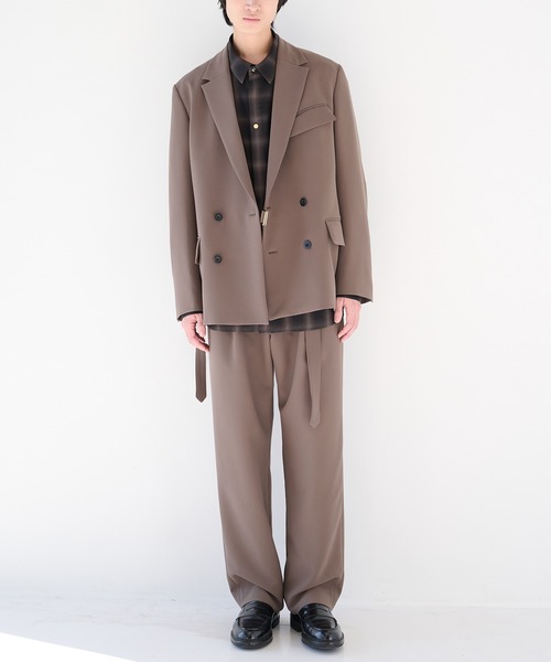 CULLNI（クルニ）の「【CULLNI】別注 Straight patns（スラックス・メンズ・ブラック/ベージュ/ネイビー/ホワイト/モカ・1/2）」の7枚目の写真