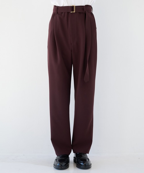 CULLNI（クルニ）の「【CULLNI】別注 Straight patns（スラックス・メンズ・ブラック/ベージュ/ネイビー/ホワイト/モカ・1/2）」の16枚目の写真