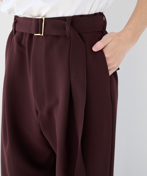 CULLNI（クルニ）の「【CULLNI】別注 Straight patns（スラックス・メンズ・ブラック/ベージュ/ネイビー/ホワイト/モカ・1/2）」の13枚目の写真