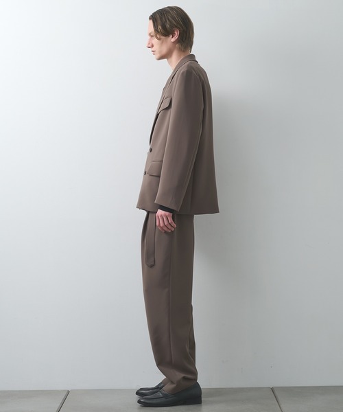 CULLNI(クルニ)の「【CULLNI】別注 Straight patns(スラックス・メンズ・ブラック/ベージュ/ネイビー/ホワイト/モカ・1/2)」の20枚目の写真