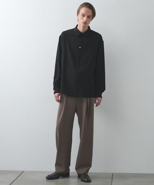 CULLNI(クルニ)の「【CULLNI】別注 Straight patns(スラックス・メンズ・ブラック/ベージュ/ネイビー/ホワイト/モカ・1/2)」の22枚目の写真