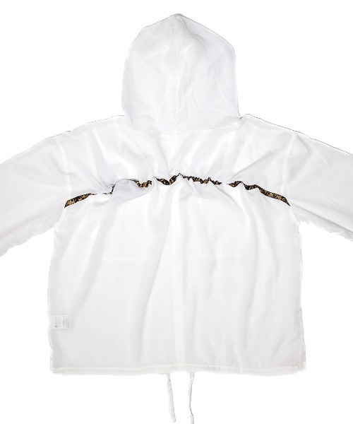 CRYSTAL BALL（クリスタルボール）の「シアーストライプフーディーブラウス（シャツ/ブラウス・レディース・ピンク/ホワイト/ブルー・FREE）」の17枚目の写真