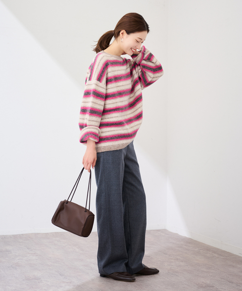 セール】マルチボーダープルオーバー（ニット/セーター）｜FRAMeWORK