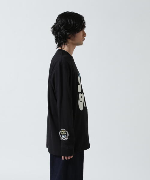 BARROW(バロー)の「Barrow/バロー/JAPAN LIMITED LONG T-SHIRT(Tシャツ/カットソー・メンズ・ホワイト/ブラック・XL/M/L)」の6枚目の写真