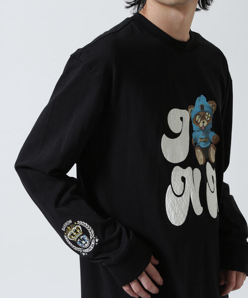 BARROW(バロー)の「Barrow/バロー/JAPAN LIMITED LONG T-SHIRT(Tシャツ/カットソー・メンズ・ホワイト/ブラック・XL/M/L)」の12枚目の写真