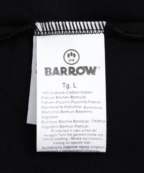BARROW(バロー)の「Barrow/バロー/JAPAN LIMITED LONG T-SHIRT(Tシャツ/カットソー・メンズ・ホワイト/ブラック・XL/M/L)」の20枚目の写真