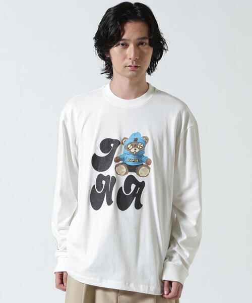 BARROW(バロー)の「Barrow/バロー/JAPAN LIMITED LONG T-SHIRT(Tシャツ/カットソー・メンズ・ホワイト/ブラック・XL/M/L)」の1枚目の写真