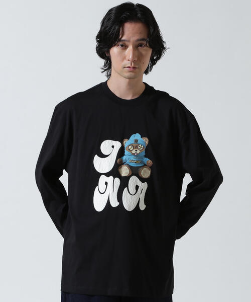 BARROW(バロー)の「Barrow/バロー/JAPAN LIMITED LONG T-SHIRT(Tシャツ/カットソー・メンズ・ホワイト/ブラック・XL/M/L)」の2枚目の写真