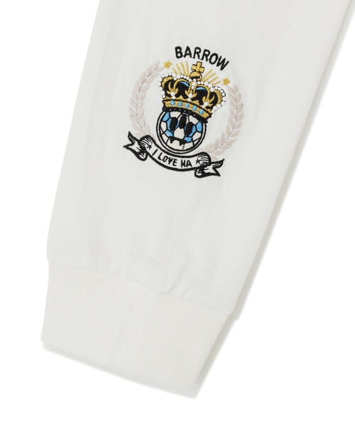 BARROW(バロー)の「Barrow/バロー/JAPAN LIMITED LONG T-SHIRT(Tシャツ/カットソー・メンズ・ホワイト/ブラック・XL/M/L)」の3枚目の写真
