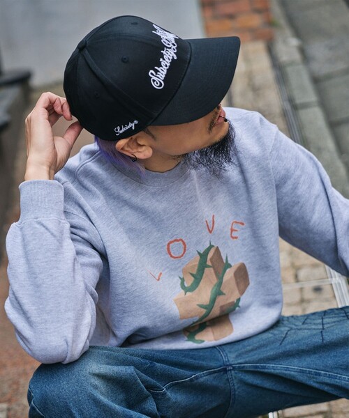 Subciety（サブサエティ）の「Love cap（キャップ・メンズ・ブラック×レッド/ブラック×ホワイト・FREE）」の21枚目の写真