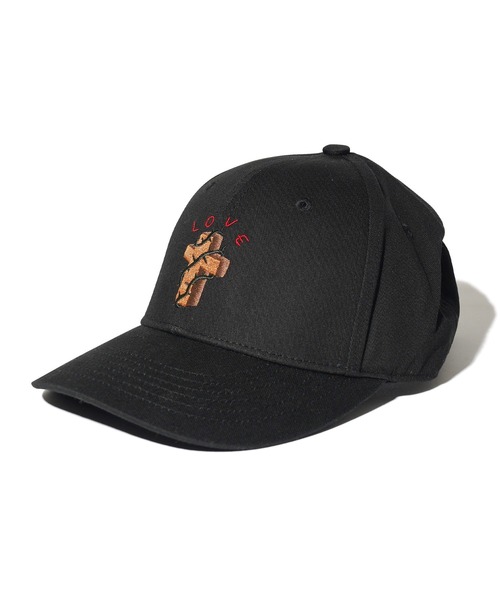 Subciety（サブサエティ）の「Love cap（キャップ・メンズ・ブラック×レッド/ブラック×ホワイト・FREE）」の4枚目の写真