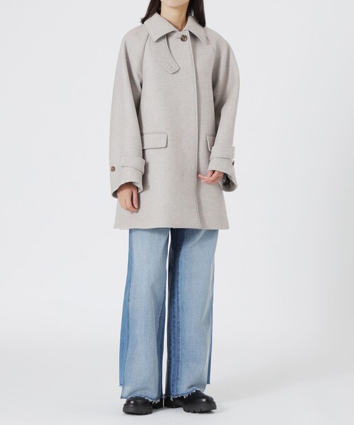 LOVELESS（ラブレス）の「ボンディングミドルコート（チェスターコート・レディース・ライトグレー/グレー系その他・34/36）」の15枚目の写真