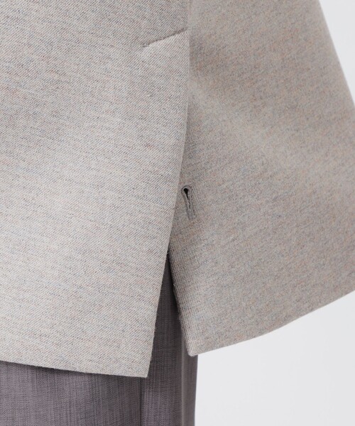 LOVELESS（ラブレス）の「ボンディングミドルコート（チェスターコート・レディース・ライトグレー/グレー系その他・34/36）」の18枚目の写真