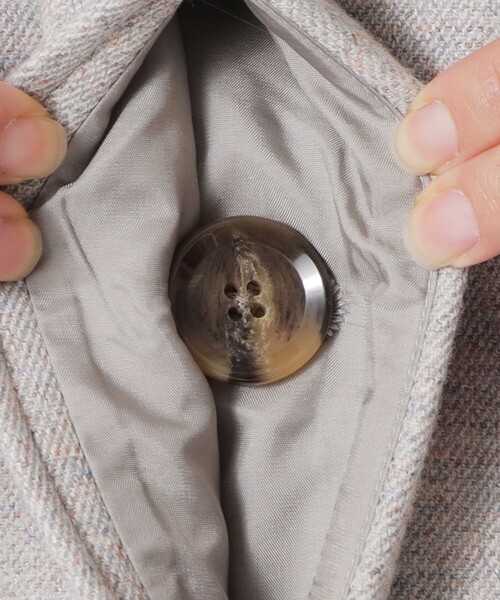 LOVELESS（ラブレス）の「ボンディングミドルコート（チェスターコート・レディース・ライトグレー/グレー系その他・34/36）」の16枚目の写真