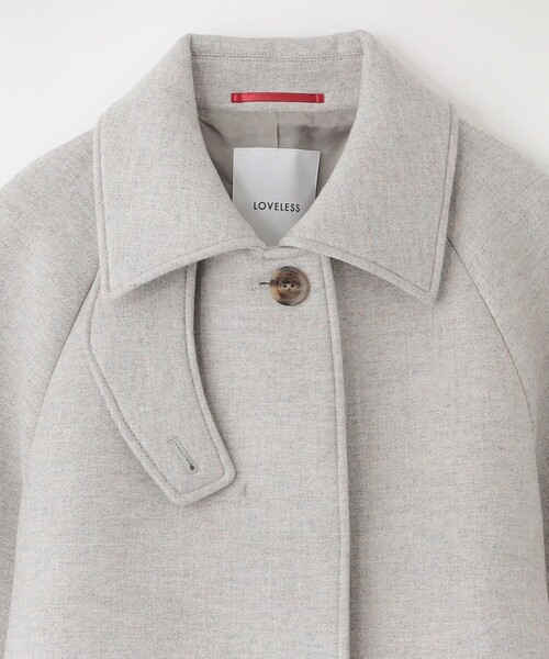 LOVELESS（ラブレス）の「ボンディングミドルコート（チェスターコート・レディース・ライトグレー/グレー系その他・34/36）」の13枚目の写真