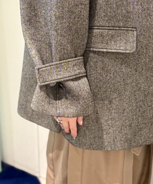 LOVELESS（ラブレス）の「ボンディングミドルコート（チェスターコート・レディース・ライトグレー/グレー系その他・34/36）」の11枚目の写真