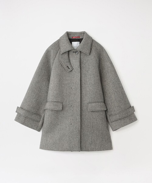 LOVELESS（ラブレス）の「ボンディングミドルコート（チェスターコート・レディース・ライトグレー/グレー系その他・34/36）」の3枚目の写真