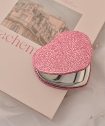 Mayree（メイリー）の「【float】ハート ラメ  ミニ 鏡/ハンドミラー/メイクミラー【7色展開】（手鏡/メイクミラー）」