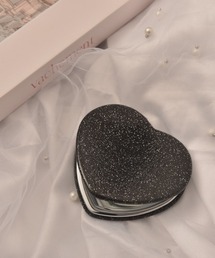 Mayree（メイリー）の「【float】ハート ラメ  ミニ 鏡/ハンドミラー/メイクミラー【7色展開】（手鏡/メイクミラー）」