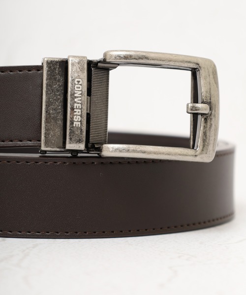 CONVERSE(コンバース)の「CONVERSE アジャスターベルト(ベルト・メンズ・ダークブラウン系1/ダークブラウン系2/ブラック系1/ブラウン系1/ブラウン系2/ブラック系2・FREE)」の3枚目の写真