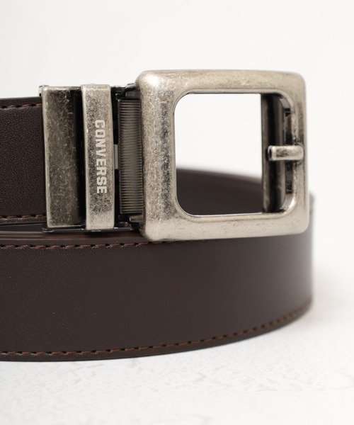 CONVERSE(コンバース)の「CONVERSE アジャスターベルト(ベルト・メンズ・ダークブラウン系1/ダークブラウン系2/ブラック系1/ブラウン系1/ブラウン系2/ブラック系2・FREE)」の4枚目の写真