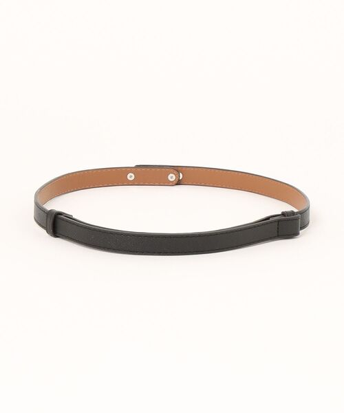 セール】スクエア ひねり金具 スライド レザータッチ ベルト（ベルト