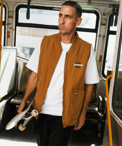 Dickies（ディッキーズ）の「【Dickies SKATEBOARDING】THRASHER DICKIES VEST（ベスト・メンズ・ブラウン・MEDIUM/LARGE/X-LARGE）」の10枚目の写真