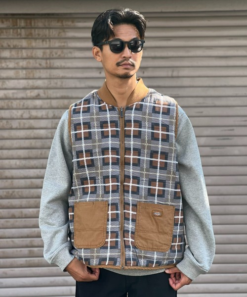 Dickies（ディッキーズ）の「【Dickies SKATEBOARDING】THRASHER DICKIES VEST（ベスト・メンズ・ブラウン・MEDIUM/LARGE/X-LARGE）」の8枚目の写真