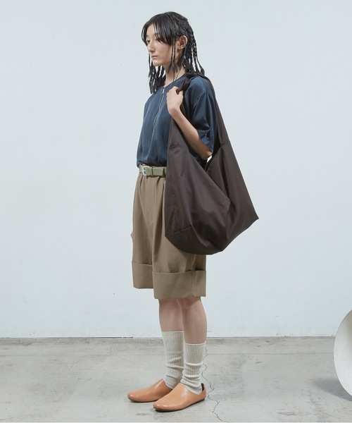 Dulcamara(ドゥルカマラ)の「よそいきトートBAG(トートバッグ・メンズ・チャコールグレー/ブラック/ダークブラウン・FREE)」の6枚目の写真