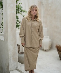 HINNA cottage（ヒナコテージ）の「2ウェイパフスリーブシャツ（シャツ/ブラウス）」