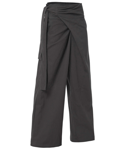 FLAREUP（フレアアップ）の「Layered Wrap Trousers (FL-255_Charcoal)（その他パンツ・レディース・チャコール・OS）」の6枚目の写真