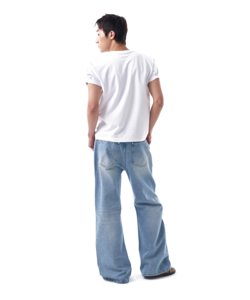 AAKAM（アーカム）の「Fitted Half Top (White)（Tシャツ/カットソー・レディース・その他・1/2）」の5枚目の写真