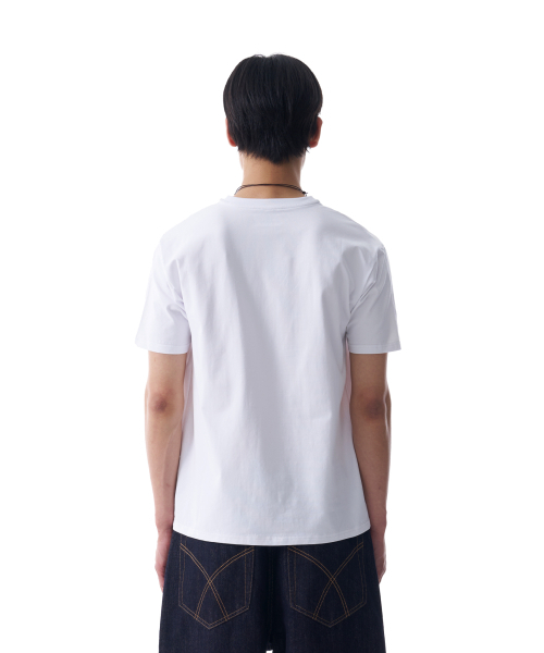 AAKAM（アーカム）の「Fitted Half Top (White)（Tシャツ/カットソー・レディース・その他・1/2）」の7枚目の写真