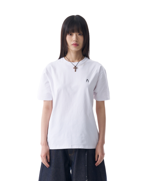 AAKAM（アーカム）の「Fitted Half Top (White)（Tシャツ/カットソー・レディース・その他・1/2）」の9枚目の写真