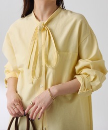 COLLAGE GALLARDAGALANTE | ナローボウタイオーバーシャツ(シャツ/ブラウス)