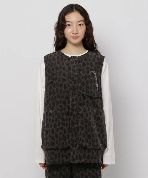 ニコアンド　ボーイズシルエットポケベスト　未使用 niko and… ベスト ジレ ボーイズシルエットポケベスト レディース