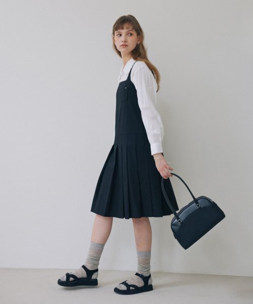 TTUDEMENT（トュードメント）の「NYLON BOWLING BAG BLACK（トートバッグ・レディース・その他・FREE）」の3枚目の写真