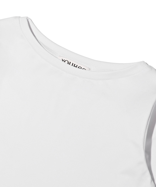 YOUHEE(ユヒ)の「BASIC BOAT NECK LONG SLEEVE WHITE(Tシャツ/カットソー・レディース・その他・SMALL/MEDIUM)」の4枚目の写真